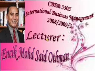 Encik Mohd Said Othman
