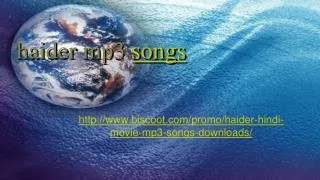 download haider songs