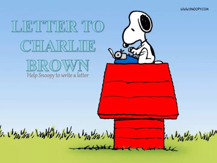 letter to charlie brown