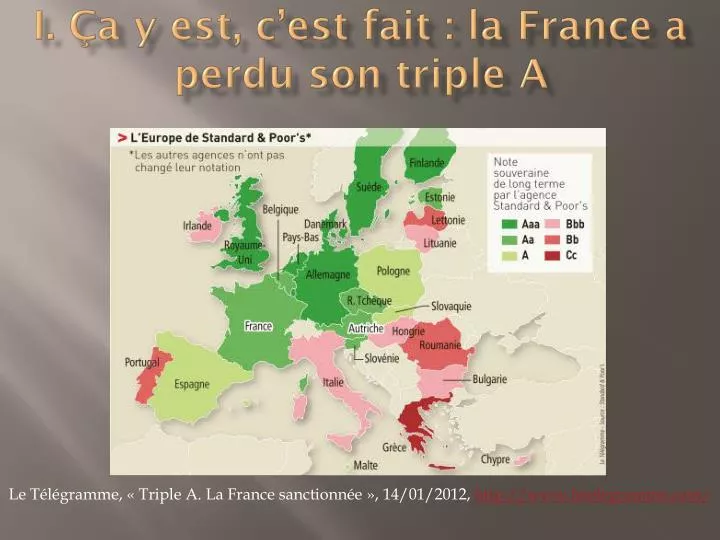 i a y est c est fait la france a perdu son triple a