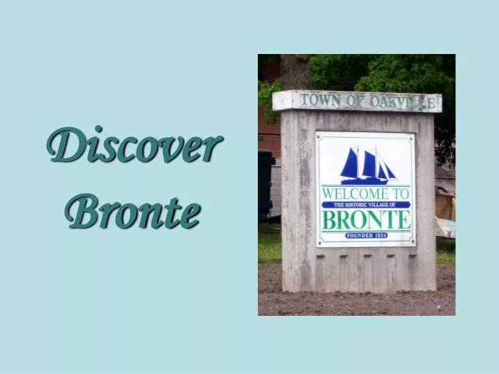 discover bronte