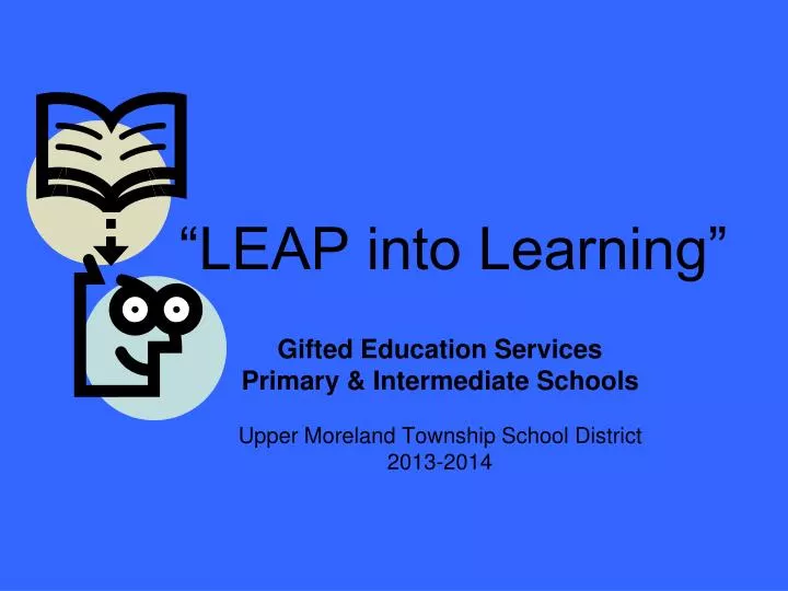 leap into learning