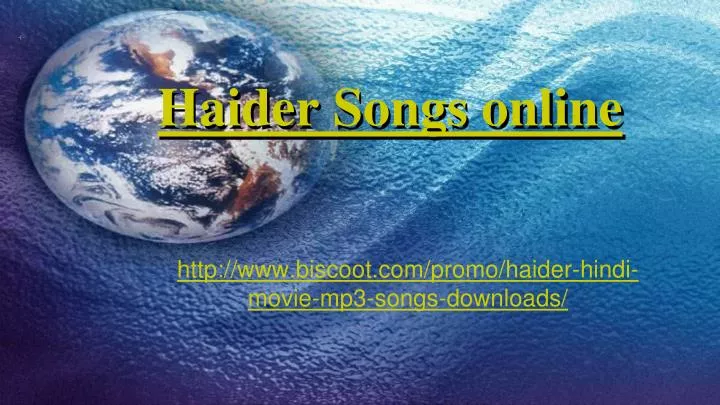 haider songs online