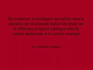 les conclusions en images