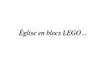 Église en blocs LEGO… - slide 1