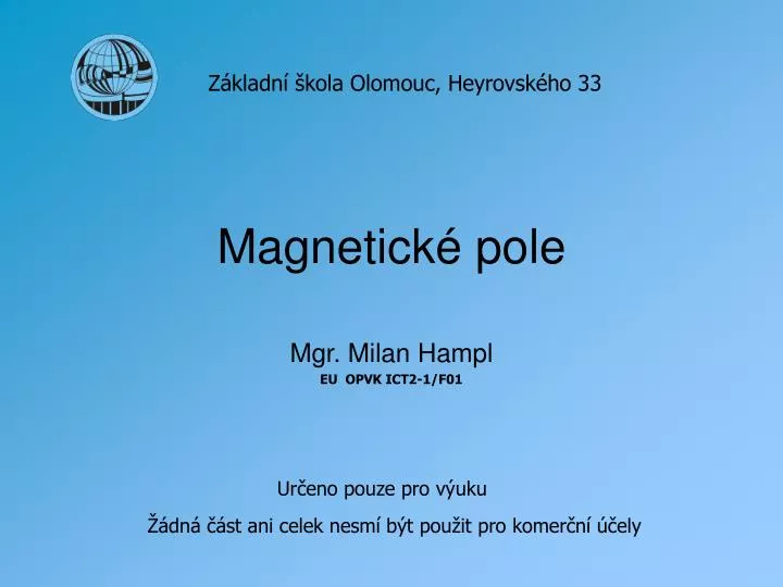 magnetick pole