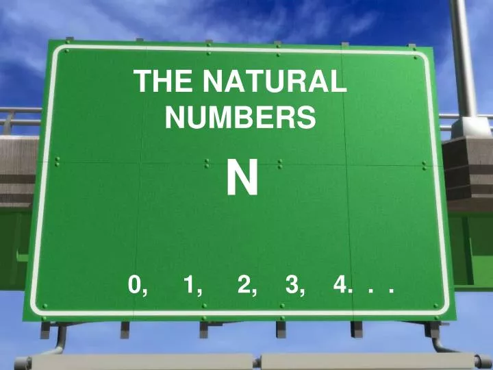 the natural numbers