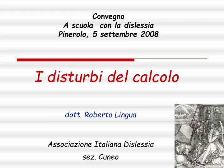 convegno a scuola con la dislessia pinerolo 5 settembre 2008