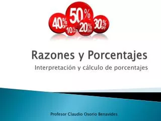 razones y porcentajes