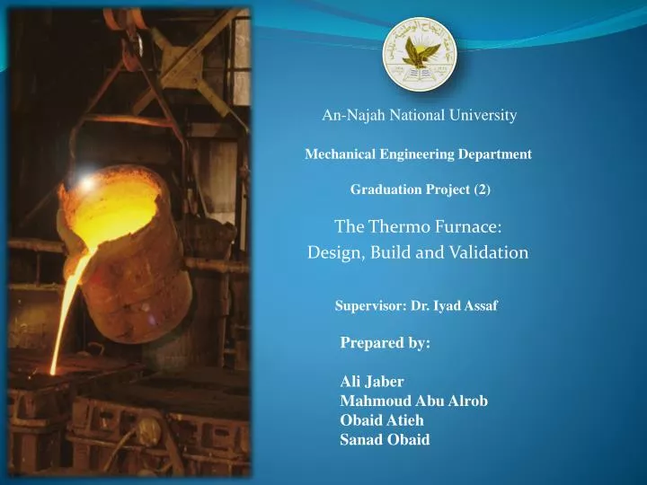 the thermo furnace design build and validation
