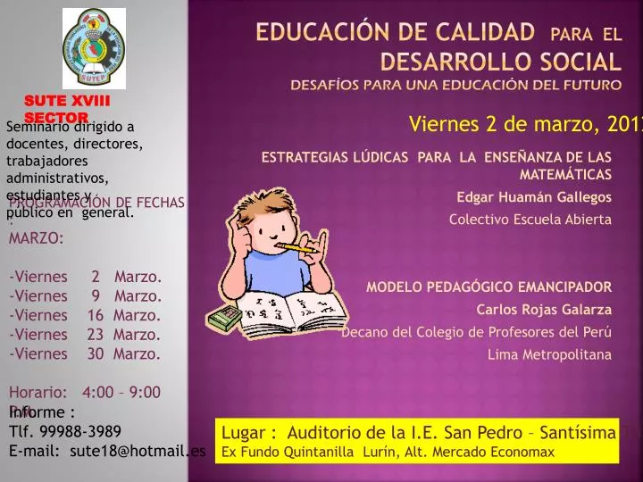 educaci n de calidad para el desarrollo social desaf os para una educaci n del futuro