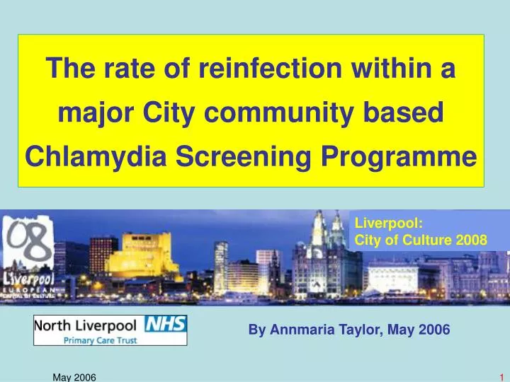 the rate of reinfection within a major city community based chlamydia screening programme
