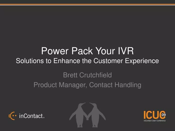 power pack your ivr solutions to enhance the customer experience