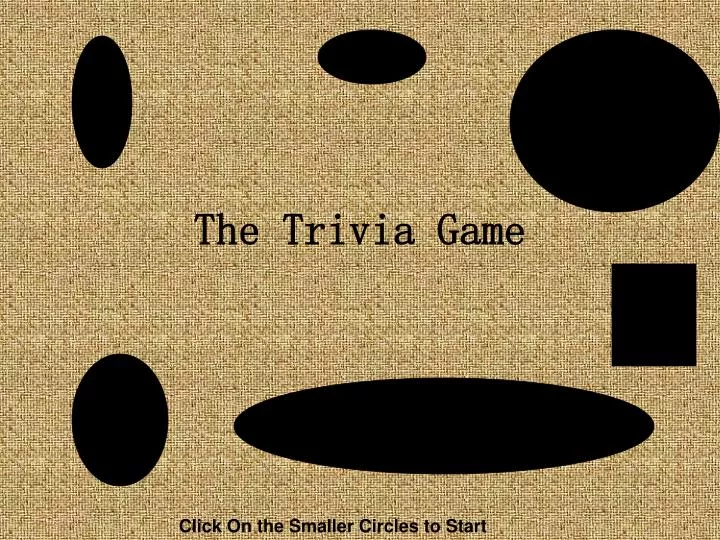 the trivia game