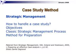 Case Study Method