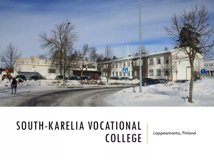 south karelia vocational college