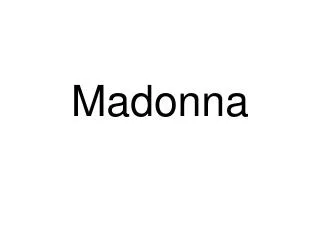 madonna
