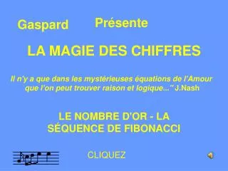 la magie des chiffres