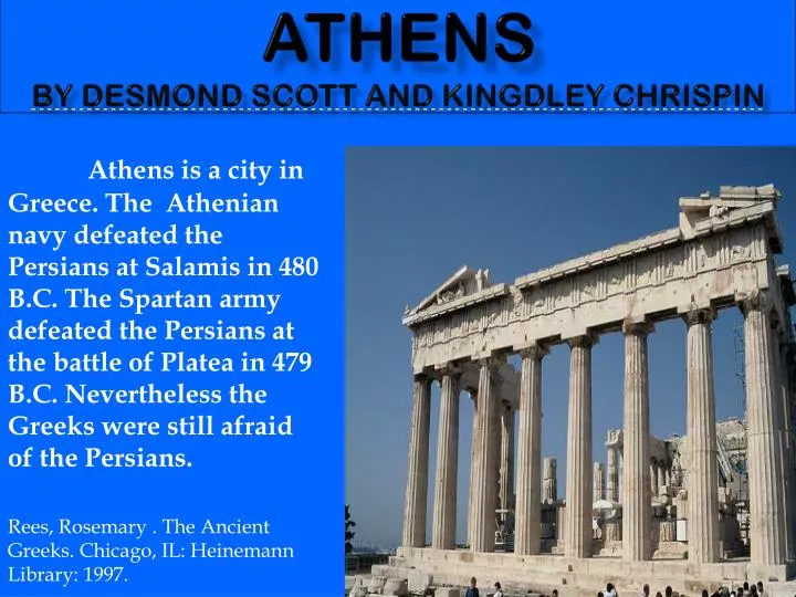 athens by desmond scott and kingdley chrispin