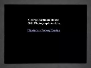 George Eastman House Still Photograph Archive