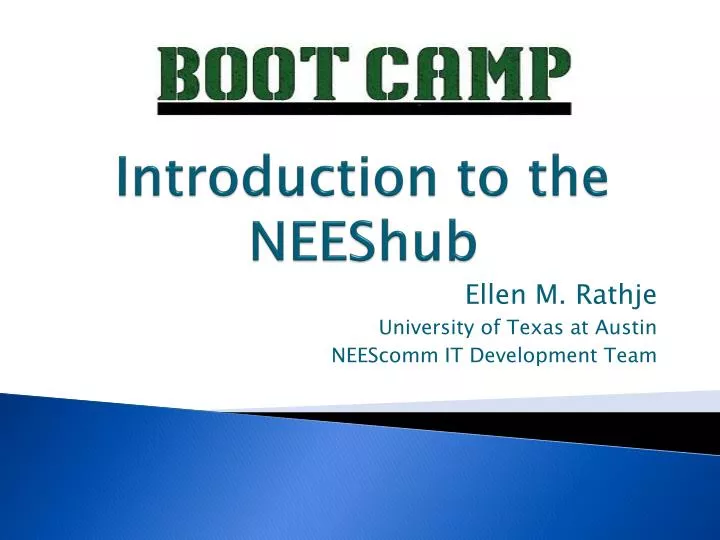 introduction to the neeshub