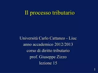 il processo tributario