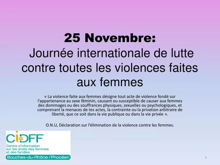 25 novembre journ e internationale de lutte contre toutes les violences faites aux femmes