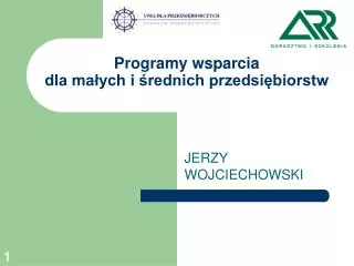 programy wsparcia dla ma ych i rednich przedsi biorstw