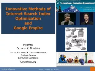 Innovative Methods of Internet Search Index Optimization and Google Empire