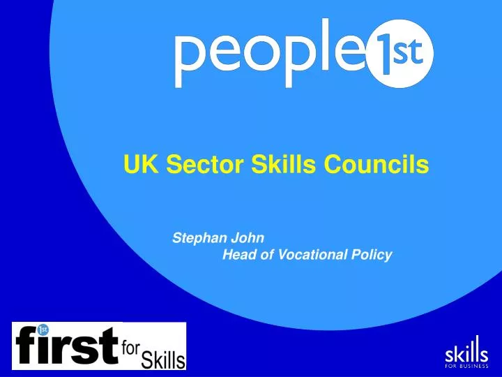 uk sector skills councils
