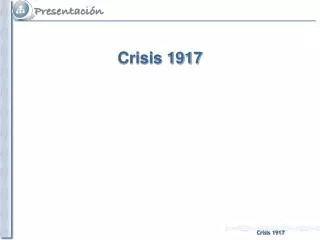 crisis 1917
