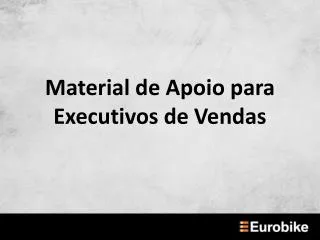 material de apoio para executivos de vendas