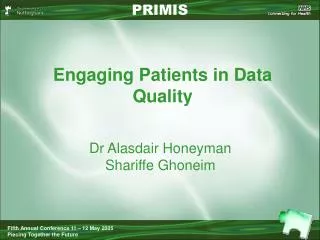 Engaging Patients in Data Quality