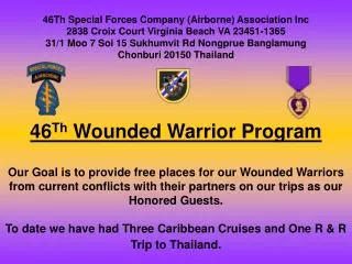 46 Th Wounded Warrior Program