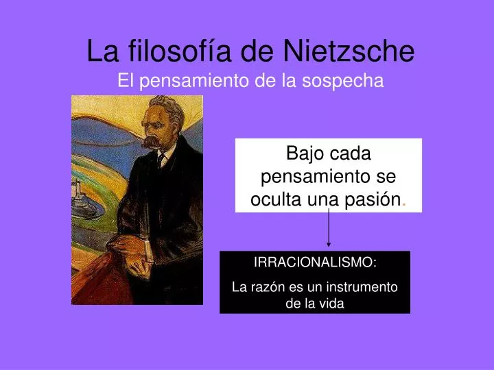 la filosof a de nietzsche el pensamiento de la sospecha