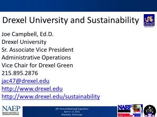 Drexel University and Sustainability