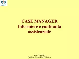 case manager infermiere e continuit assistenziale