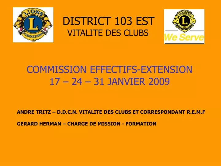 district 103 est vitalite des clubs