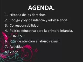 agenda