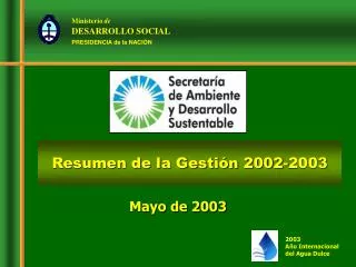 mayo de 2003