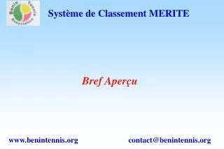 syst me de classement merite