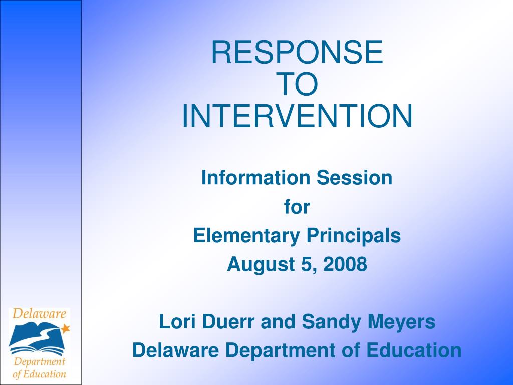 PPT - RESPONSE TO INTERVENTION PowerPoint Presentation, free download ...