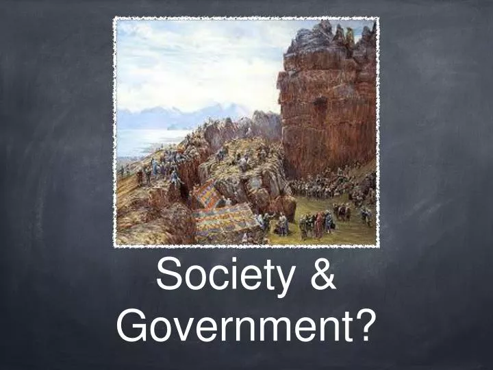 society government