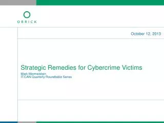 Strategic Remedies for Cybercrime Victims