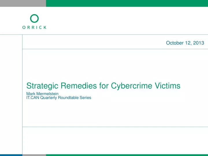 strategic remedies for cybercrime victims