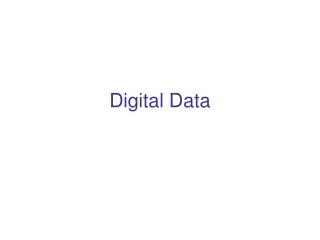 Digital Data
