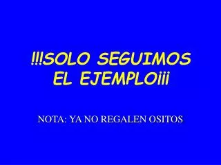 solo seguimos el ejemplo