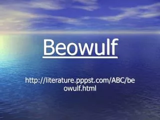 Beowulf