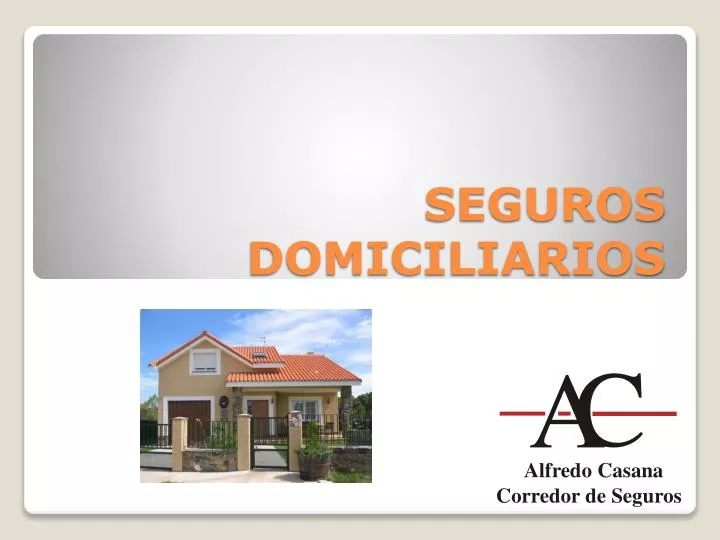 seguros domiciliarios