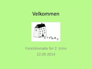 velkommen